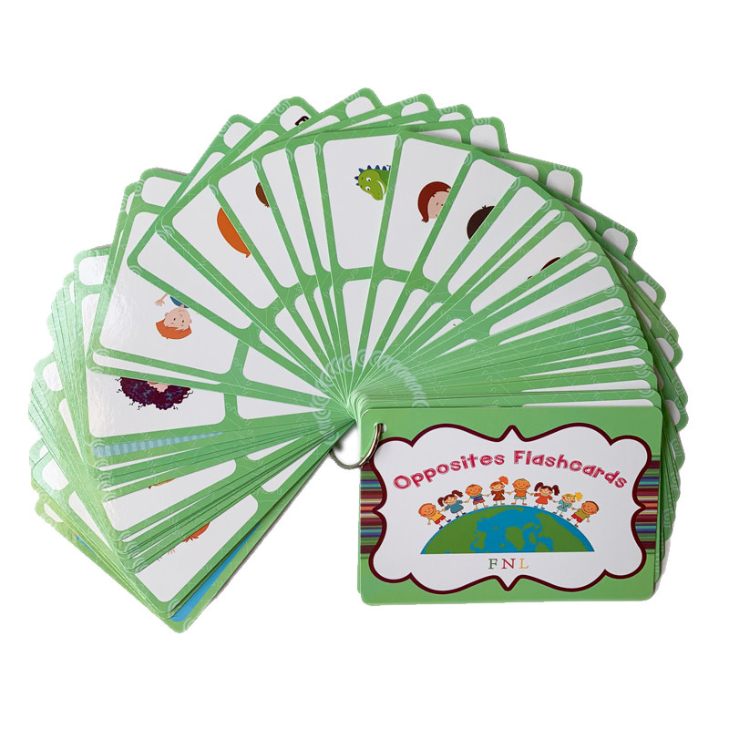 Board Game Education - 100 Karşıt Kavram Kartı İngilizce Kelime