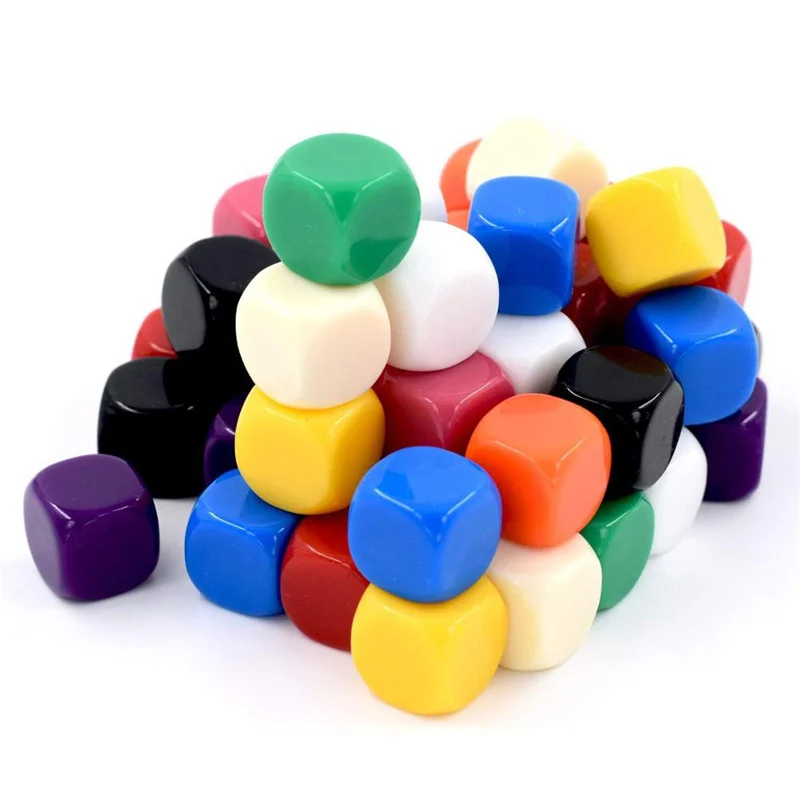 Board Game Loop - 10 Adet Akrilik 16mm Çok Renkli