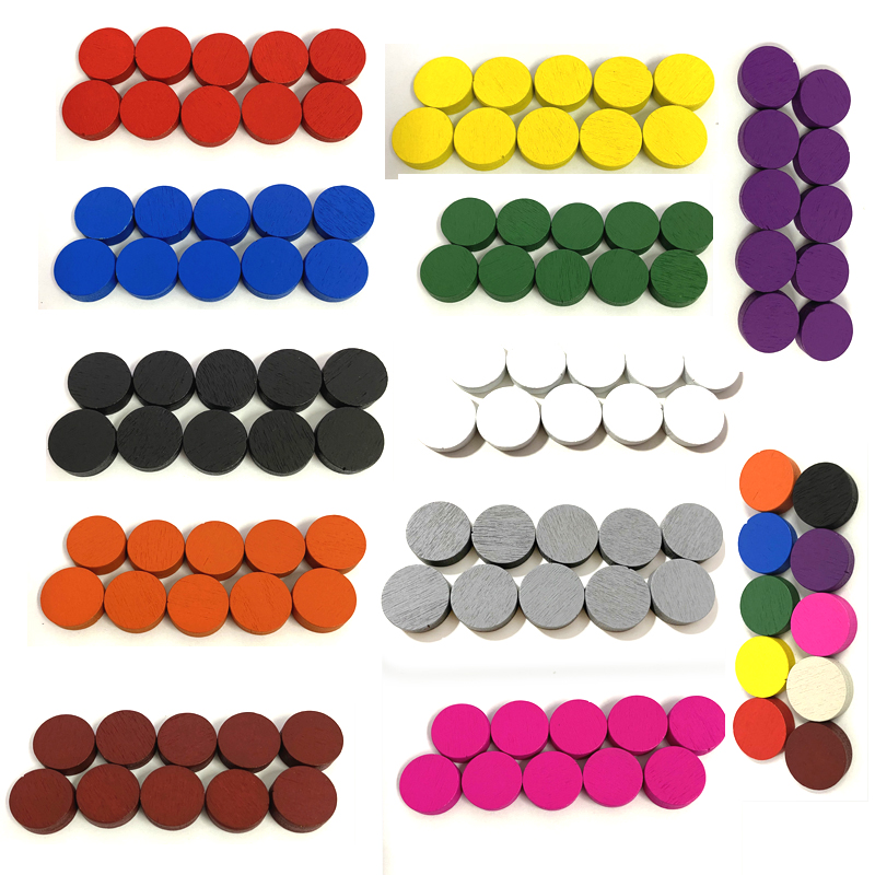 Board Game Loop - 50 adet 15*5 MM 11 Renk