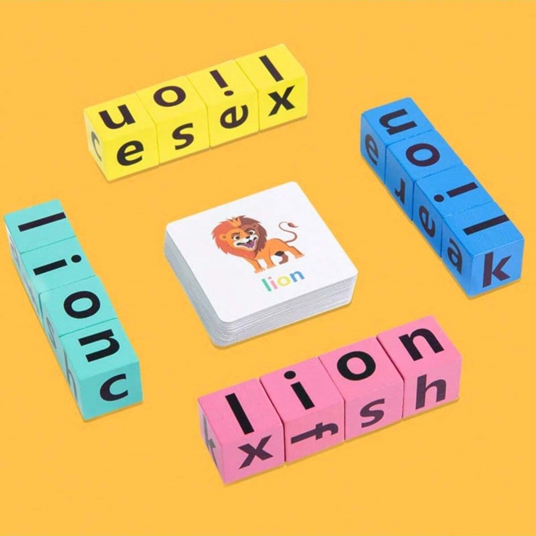 Board Game Education - Çocuklar için Alfabe Yazım Tahtası Oyunu,