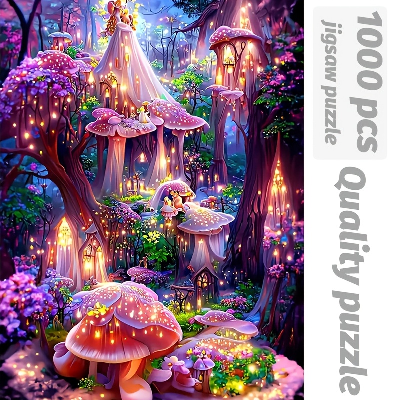 Jigsaw Puzzle Adult - Yetişkinler için 1000 Parça Büyülü Orman