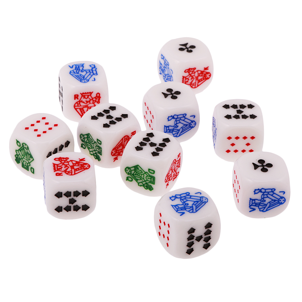 Board Game Recommendation - 10 adet 12mm/0.47 inç akrilik altı