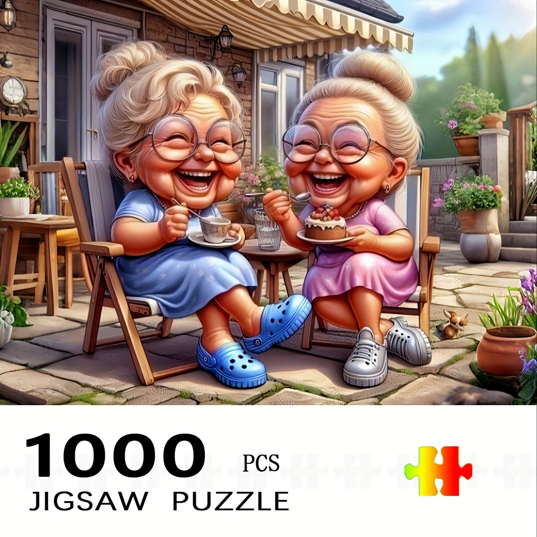 Jigsaw Puzzle Adult - 1000 Parça Büyükanne'nin Öğleden Sonra Çayı