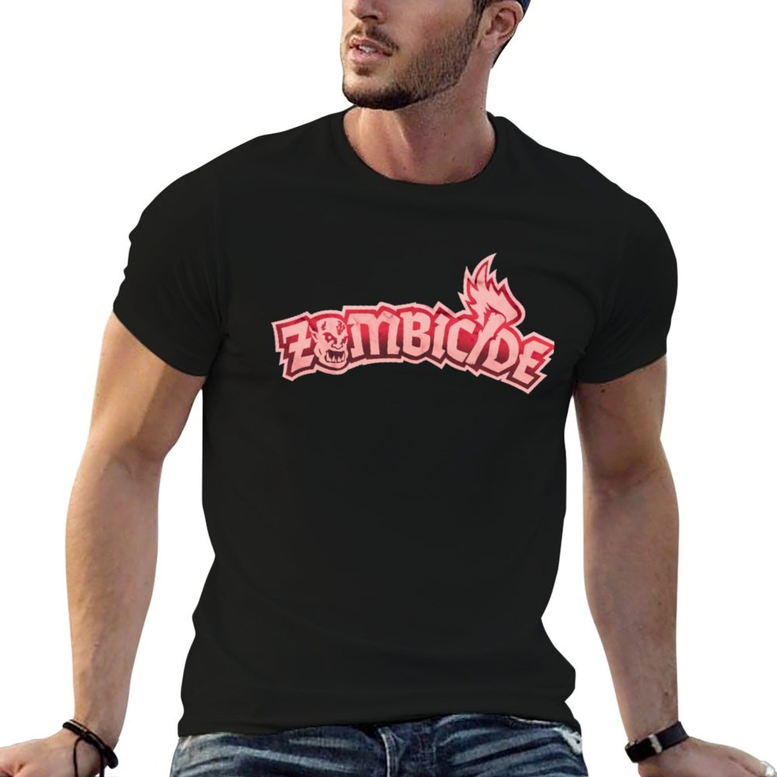 Board Game Zombicide - Zombicide BoardGame T-Shirt baskılı erkek tişörtleri