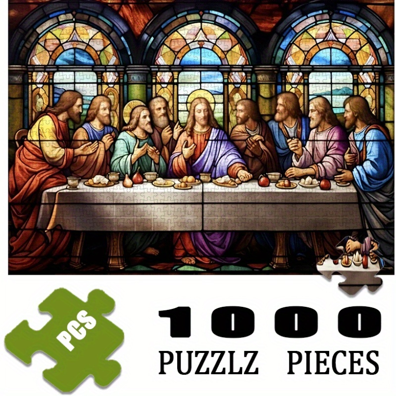 Jigsaw Puzzle Adult - 1000 Parça Dini Sahne Son Akşam