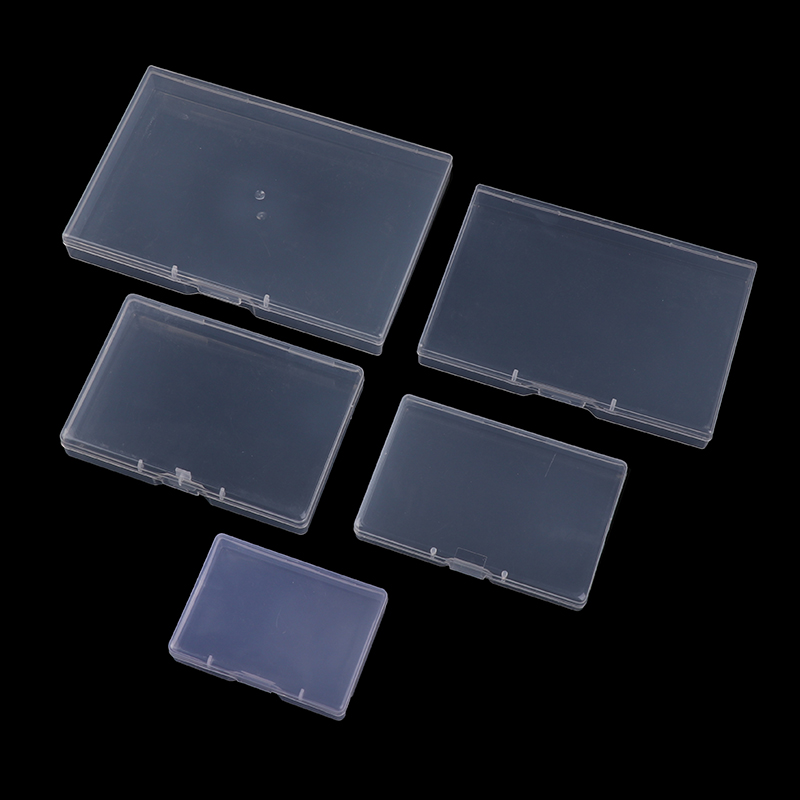 Token Tray Organizer - Şeffaf Plastik Kutu Dikdörtgen Yarı Saydam