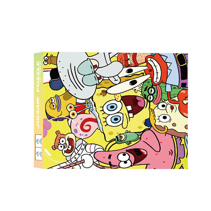 Jigsaw Puzzle Adult - 1000 Parça Sünger Bob Kare Pantolon