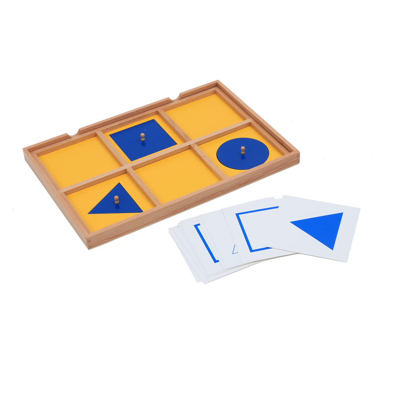 Board Game Education - Montessori Duyusal Oyuncaklar Geometrik Gösteri Tepsisi