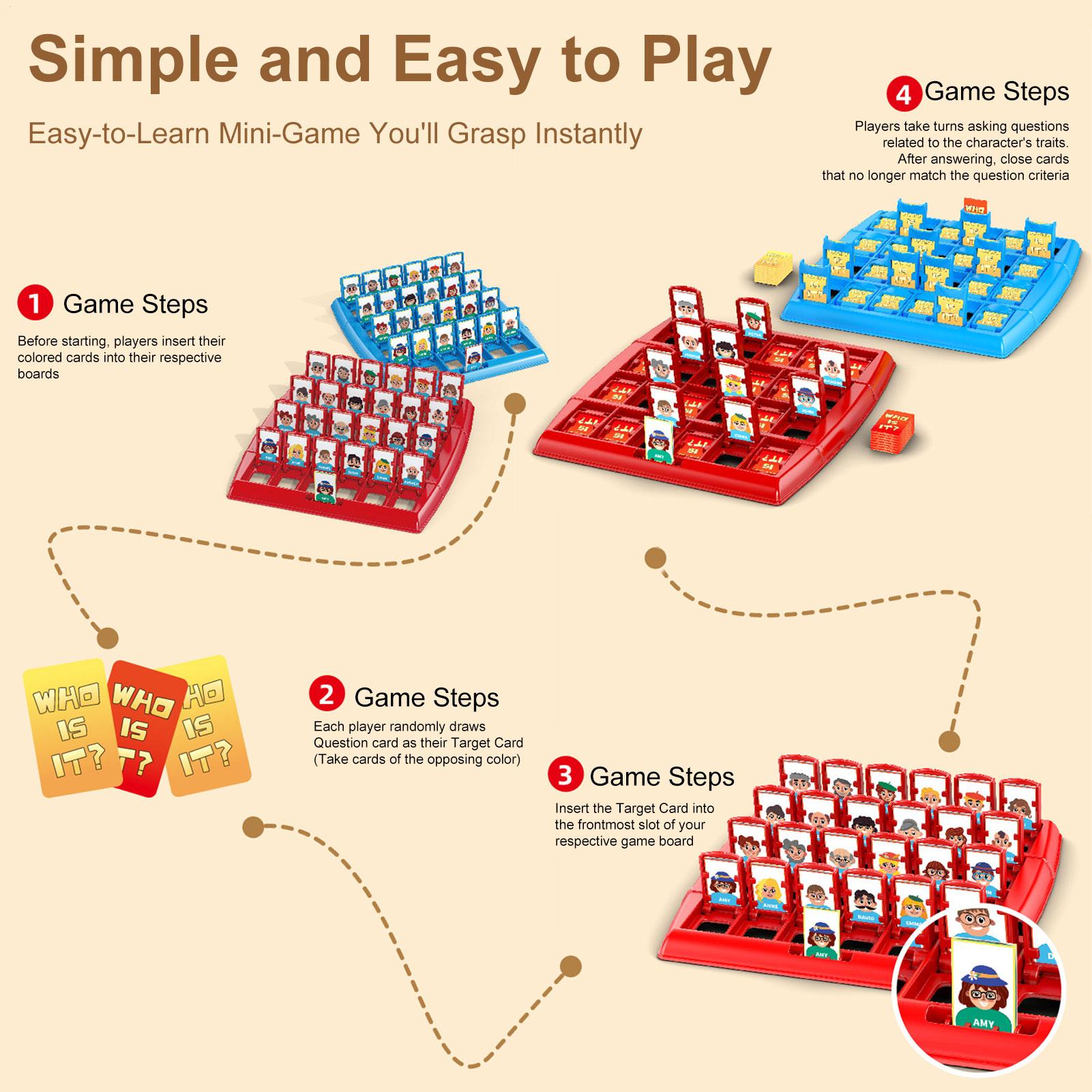 1 adet Ben Kimim Olanaklanıyor - Board Game Guess Who incelemesi ve fiyatı