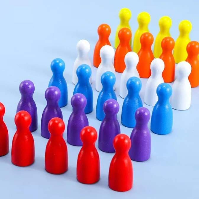 100 Adet Renkli Ahşap Satranç  - Board Game Loop incelemesi ve fiyatı