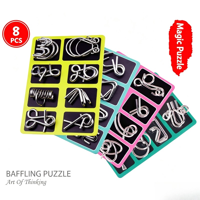 8 Parçalı Metal Bulmaca Seti K - Board Game Education incelemesi ve fiyatı