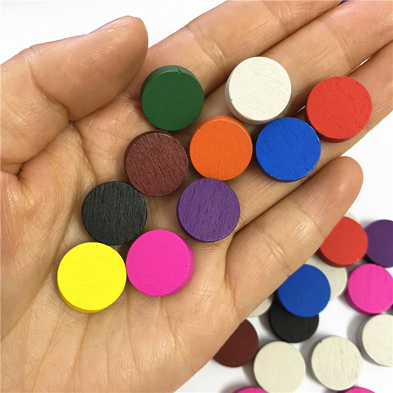 50 adet 15*5 MM 11 Renk Ahşap  - Board Game Loop incelemesi ve fiyatı