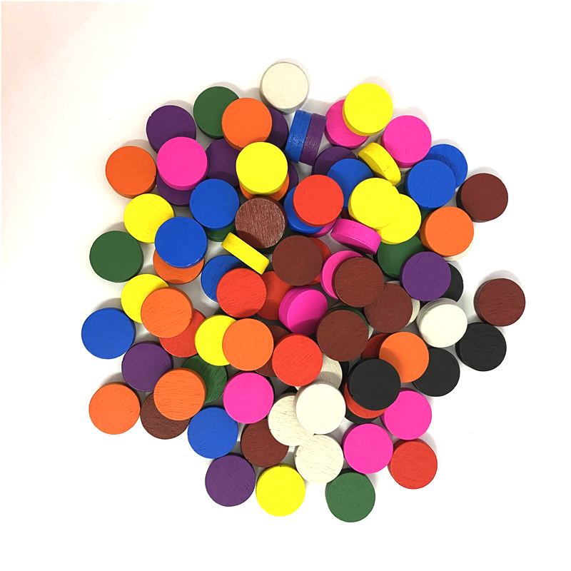50 adet 15*5 MM 11 Renk Ahşap  - Board Game Loop incelemesi ve fiyatı