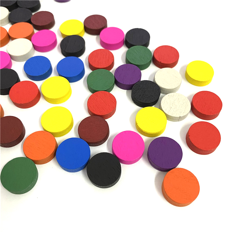 50 adet 15*5 MM 11 Renk Ahşap  - Board Game Loop incelemesi ve fiyatı