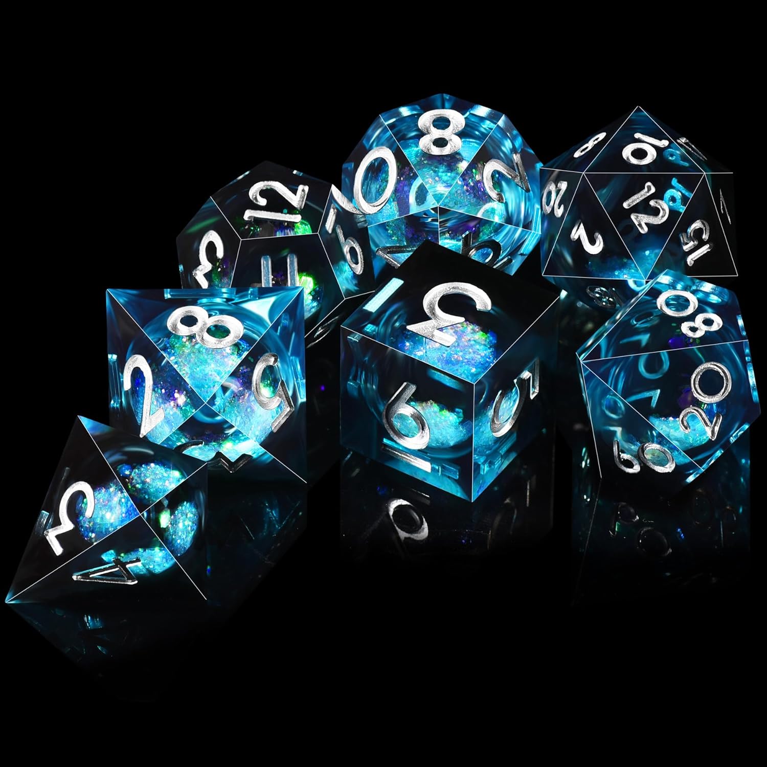 7 parçalı el yapımı reçine akı - Board Game Digital incelemesi ve fiyatı