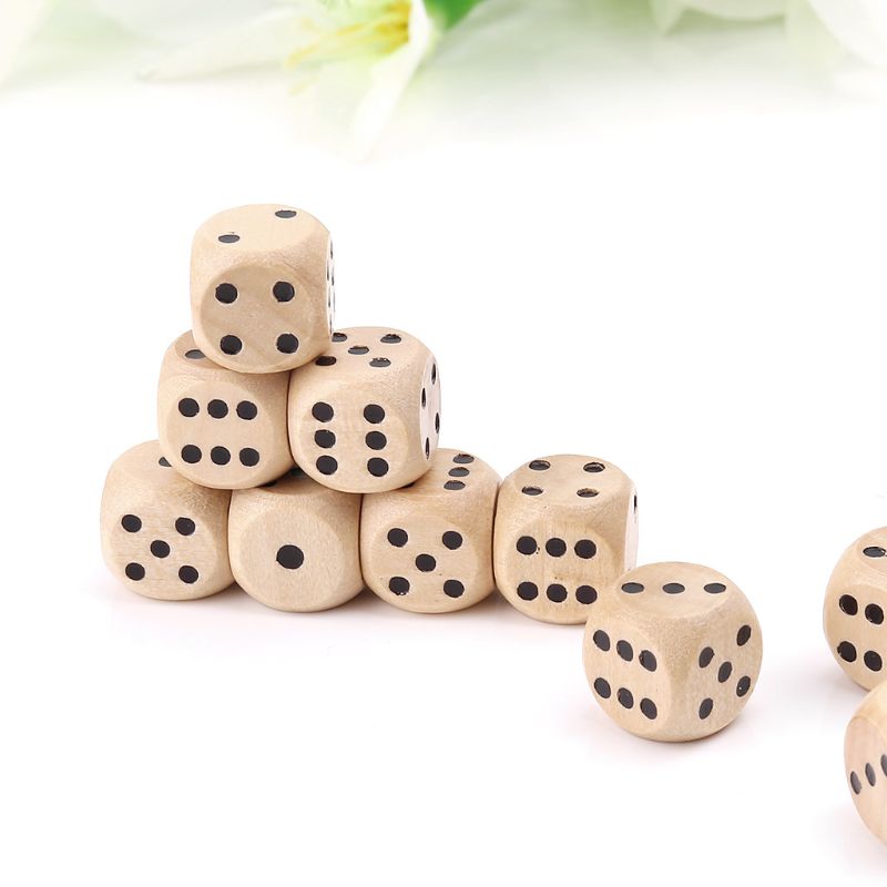 10 adet Ahşap Zar 6 Taraflı D6 - Board Game Loop incelemesi ve fiyatı