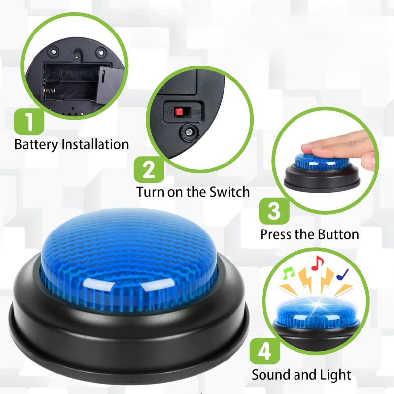 Elektronik Sınav Buzzer 4 Parç - Board Game Quiz incelemesi ve fiyatı