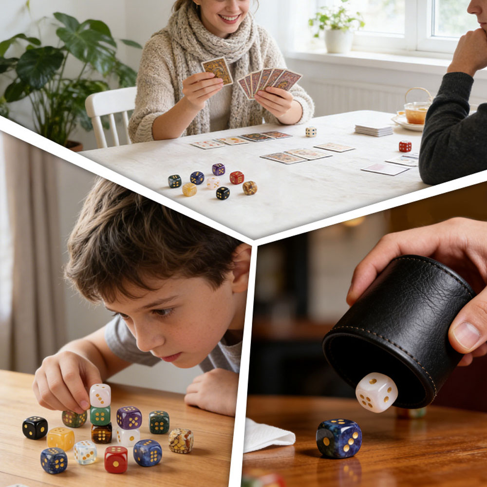 1 adet Doğal Taş Kristal Zar B - Board Game Loop incelemesi ve fiyatı